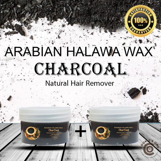 Arabian Halawa Wax Charcoal 2 in 1