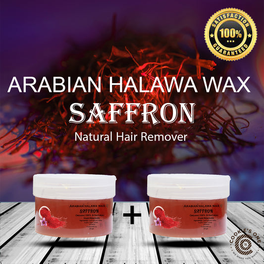 Arabian Halawa Body Wax Saffron 2 in 1 Hair Removal